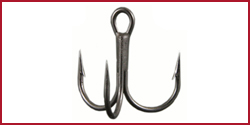 DT-55 Devil Treble Hook (Short Shank)